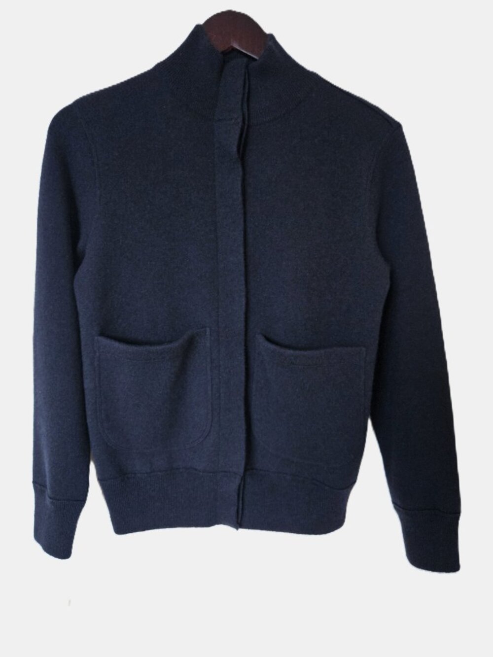 Giorgio Armani Women’s Cashmere Cardigan Navy Size 38 | Made in Italy